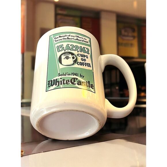 Vintage White Castle Hamburgers Coffee Mug Commemorative 1941 Graphic Ceramic - Picture 7 of 8